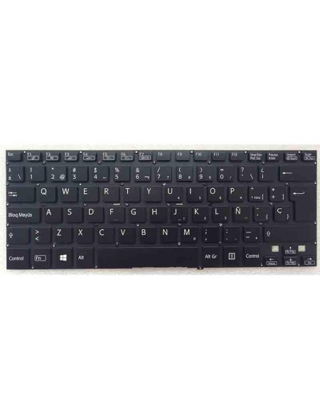 Teclado compatible para portátil SONY fit 14 negro