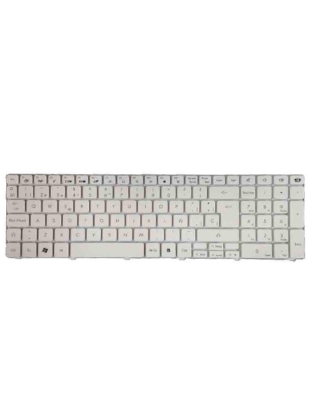 Teclado compatible para portátil PACKARD BELL tk85/tm85/tm86/tm87/tm89 blanco