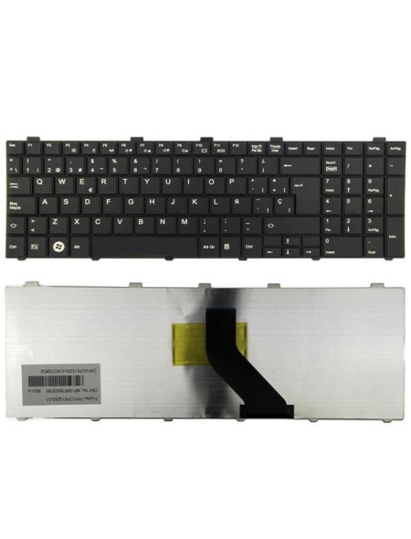 Teclado compatible para portátil FUJITSU lifebook a530 / ah530 / ah531 negro