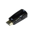 Adaptador HDMI a VGA Slim + audio Jack 3.5mm / Gembird a-hdmi-vga-02 / Negro
