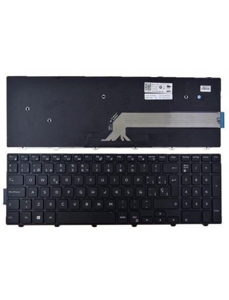 Teclado compatible para portátil DELL Inspiron 15-5000 series 5521 / 5542 / 5547 negro