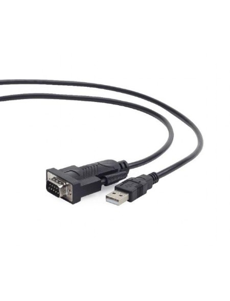 Cable USB a Serie RS232 M/M / Db9m / Negro / Compatible Win 8 - Win 10 / Gembird Uas-db9m-02