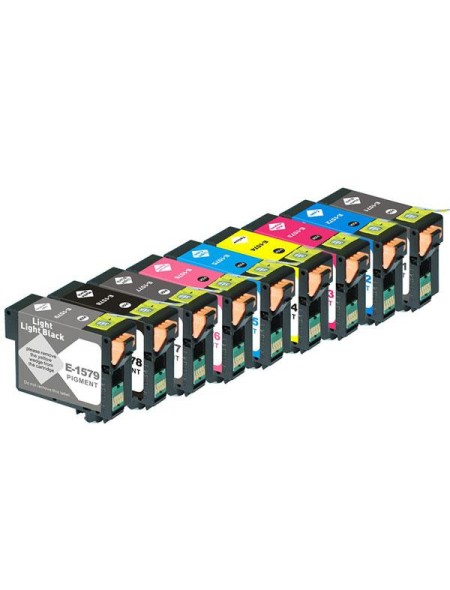 Tinta genérica para EPSON T1577 negro light