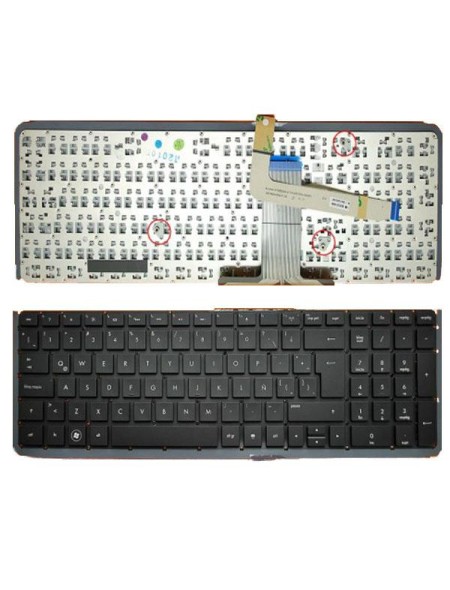 Teclado compatible para portátil HP envy 17-3000 / 17-3200 / 17t-3000