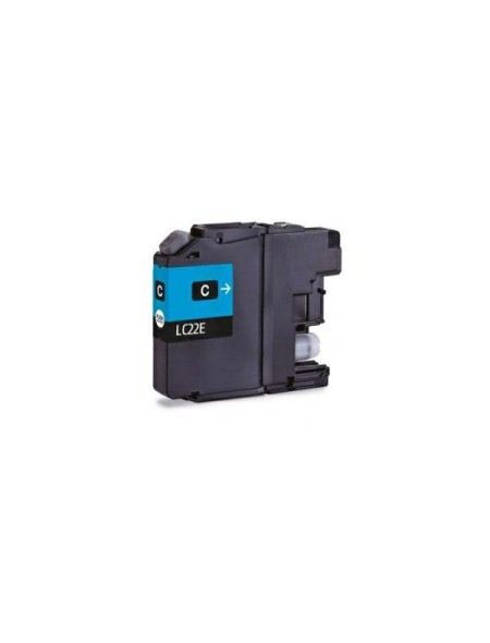 Tinta compatible Dayma para BROTHER LC22E XXL Cian 1200 pag.