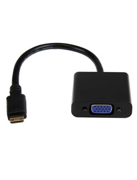 Conversor Mini HDMI a VGA + audio