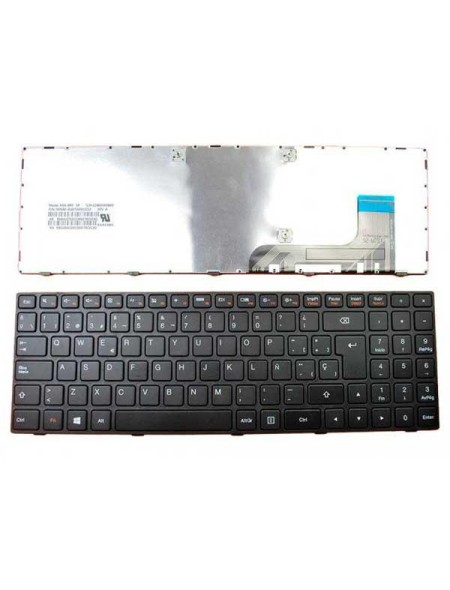 Teclado compatible para portátil LENOVO IdeaPad b50-10 / 100-15 / 100-15iby / frame negro / win 8