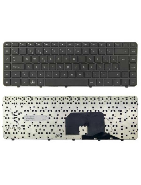 Teclado compatible para portátil HP dv6-3000 con marco negro