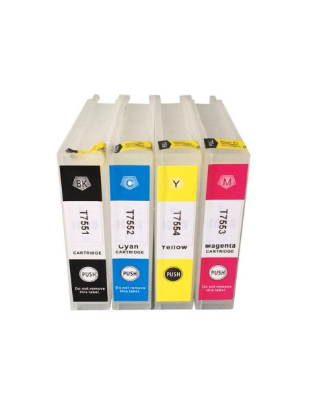 Tinta genérica para EPSON T7562 / T7552 XL Cian