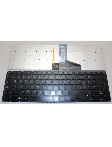 Teclado compatible para portátil TOSHIBA Satellite p50-a / p70-a / p55-a / p55-b + backlight negro