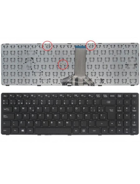 Teclado compatible para portátil LENOVO IdeaPad 100-15ibd / B50-50 series negro
