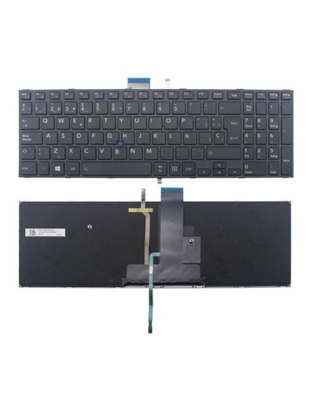 Teclado compatible para portátil TOSHIBA Satellite Pro R50-c / Retroiluminado