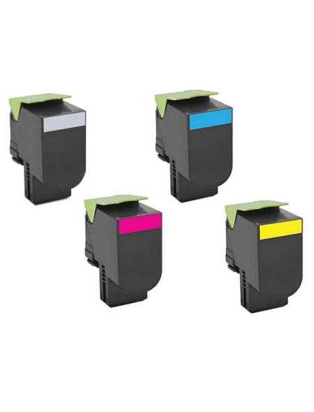 Toner genérico para LEXMARK  CX410 / CX510 Magenta 3.000 Pag. 80C2HM0 / 802HM