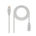 Cable prolongador USB 2.0  M/H  3m  Beige 10.01.0204