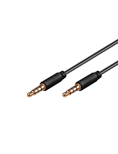 Cable audio estereo Jack 3.5 M/M  5m / 4 pines / Delock 83438