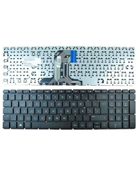 Teclado compatible para portátil HP Pavilion 15-ba / 15-ac / 250 g4 / 255 g4 / 15-af / Negro / Sin marco