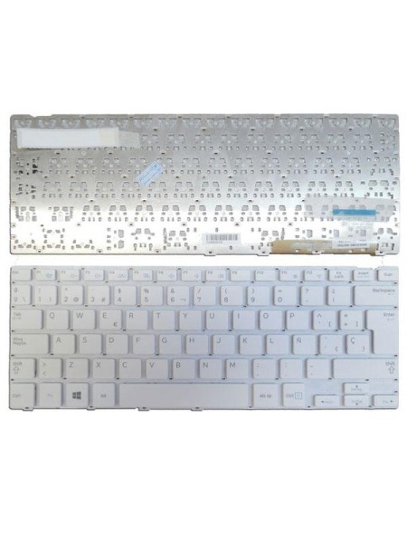 Teclado compatible para portátil SAMSUNG np915s3g  blanco sin marco