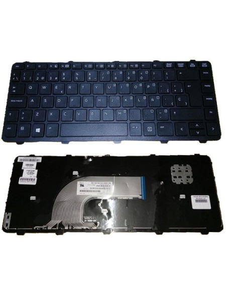 Teclado compatible para portátil HP Probook 430 g2 / 440 g1 / 445 g1 / 640 g1 / negro con marco