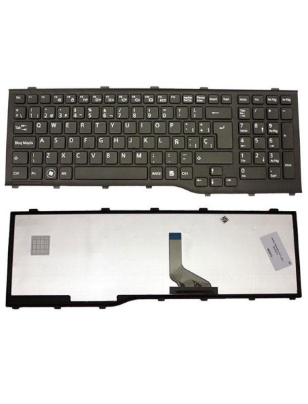 Teclado compatible para portátil FUJITSU lifebook a532 / ah532 / ah532 negro