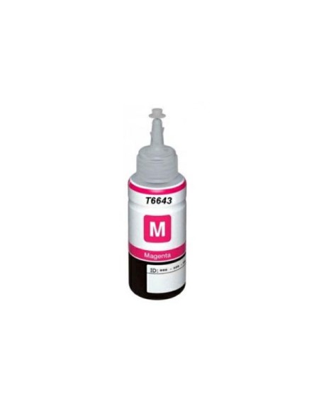 Botella Tinta compatible Dayma para EPSON T6643 Magenta 100ml.