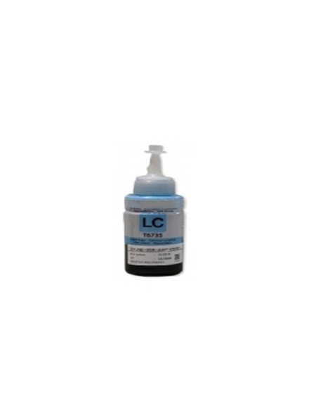 Botella Tinta compatible Dayma para EPSON T6735 Cian Claro 100ml.