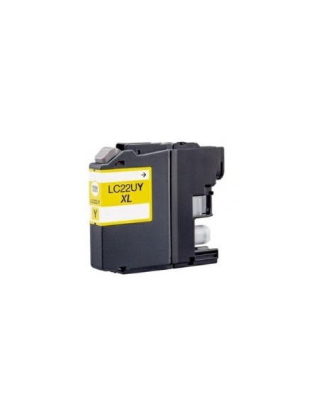 Tinta compatible Dayma para BROTHER LC22U Amarillo 1200 pag.