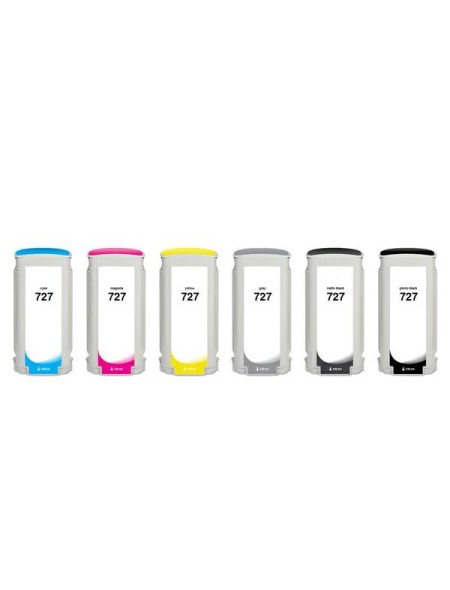 Tinta compatible Dayma para HP N727 XL Magenta 130ml.
