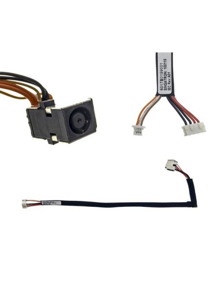 Dc-Jack compatible para portatil HP 4710 / 4710s / 4415s /  19cm acodado