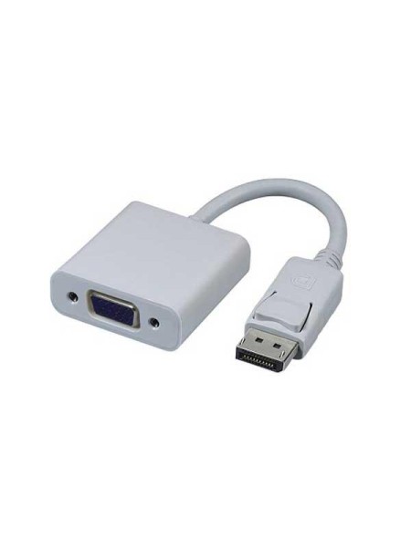 Adaptador DisplayPort a VGA tipo b Blanco