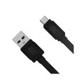 Cable USB a micro USB 0.25m negro GREENCELL KABGC01 DESCATALOGADO