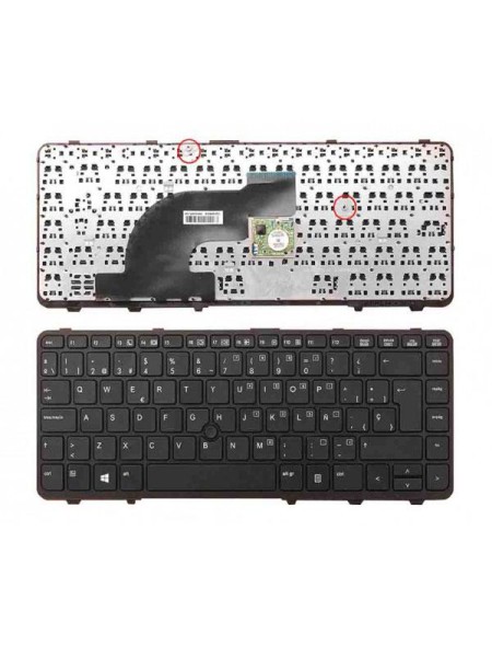 Teclado compatible para portátil HP Probook 640 g1 / 645 g1 / negro