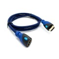 Cable adaptador Type-C a HDMI 4K + USB macho / TB1331 / 1.8m /  Negro / Mtk