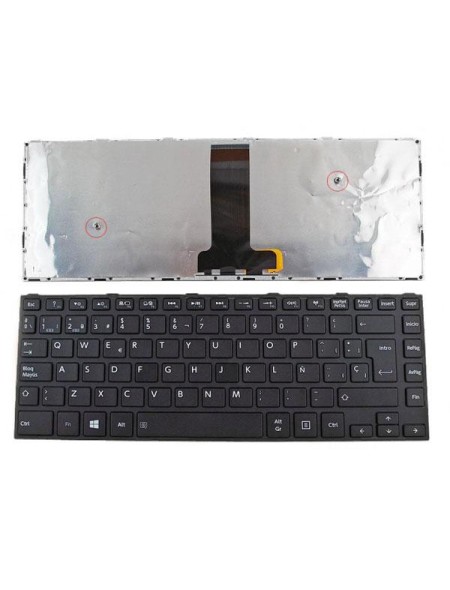 Teclado compatible para portátil TOSHIBA c40-b negro