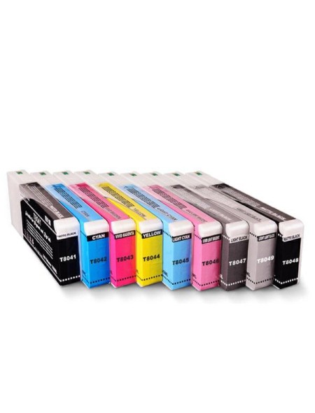 Tinta compatible Dayma para EPSON T8044 Amarillo 700ml.