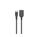 Cable OTG USB 2.0 Type-C / Nb1233 / 2.4a / 0.15cm / Negro / One+