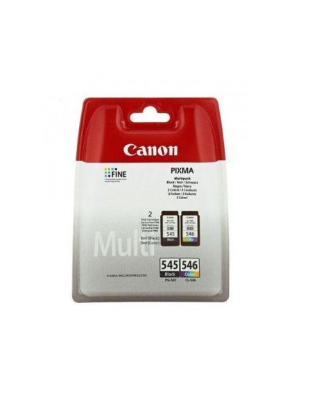 Tinta Original Canon Pack PG545 + CL546 + 50 Hojas papel fotografico / 8287B005 / 8287B008