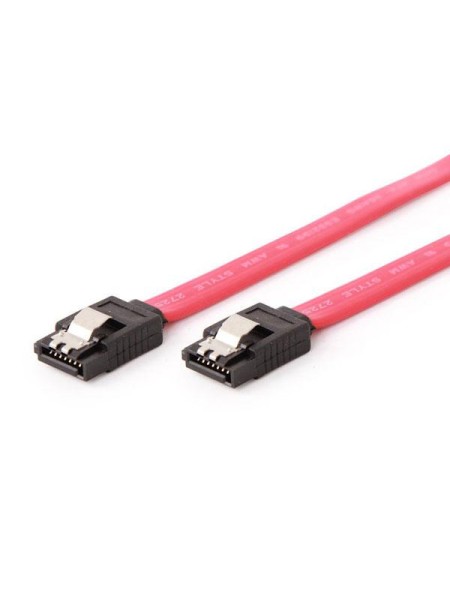 Cable de datos interno Sata 3 / 1m / Clip de seguridad / Gembird Cc-satam-data-xl