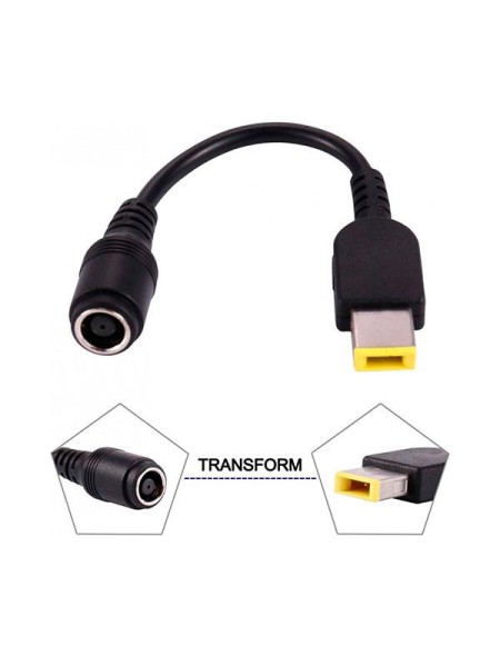 Adaptador de cargador portatil Lenovo 7.9 mm x 5.5mm a rectangular