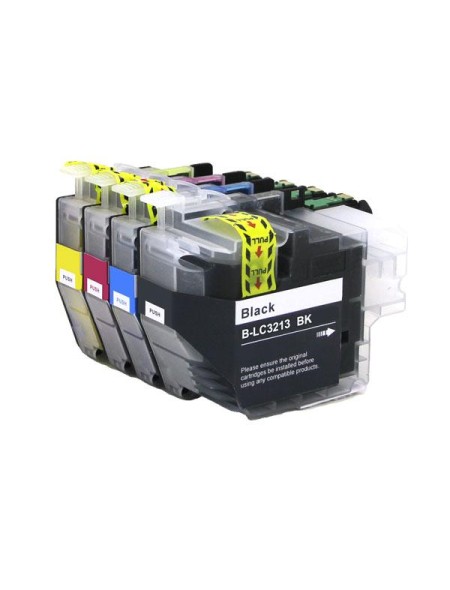 Tinta genérica para BROTHER LC3213 XL / LC3211 Negro 400 Pag.