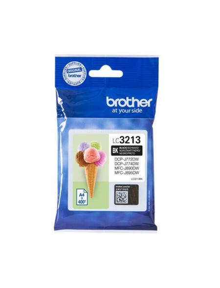 Tinta Original Brother LC3213 Negro 400 Pag.