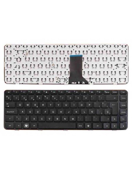 Teclado compatible para portátil HP Pavilion dm4-1000 dv5-2000 series negro con marco