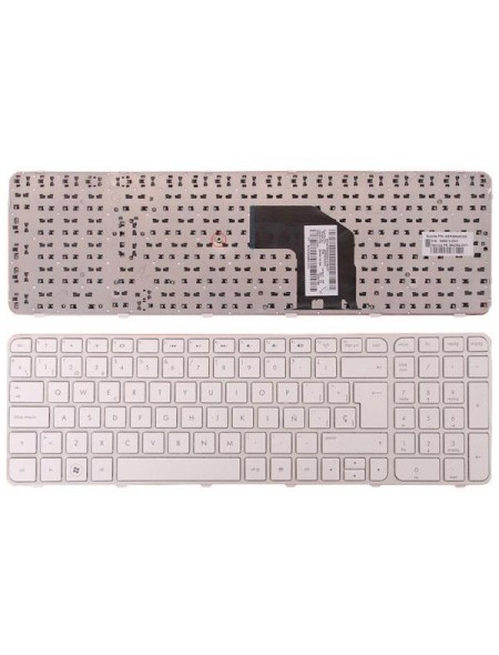 Teclado compatible para portátil HP g6-2000 blanco ( con marco )