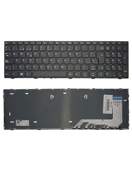 Teclado compatible para portátil LENOVO IdeaPad 110-15isk / 110-17ikb / Negro