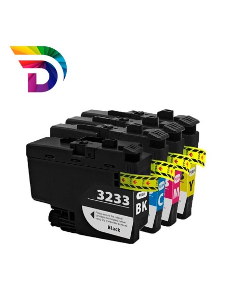 Tinta compatible Dayma para BROTHER LC3233 Magenta 1500 pag.