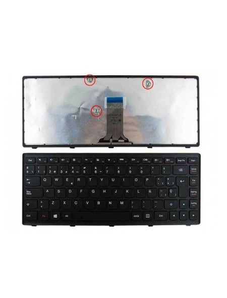Teclado compatible para portátil LENOVO Flex 14 g400s / g400s / s405s / s410p / negro