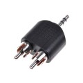Adaptador Jack 3.5mm Macho a 2x Rca Macho / A-458 / Gembird