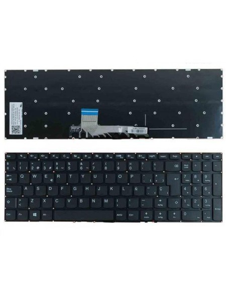 Teclado compatible para portátil LENOVO Ideapad 310S-15ISK / 510S-15ISK / 310S-15IKB  / negro / sin marco