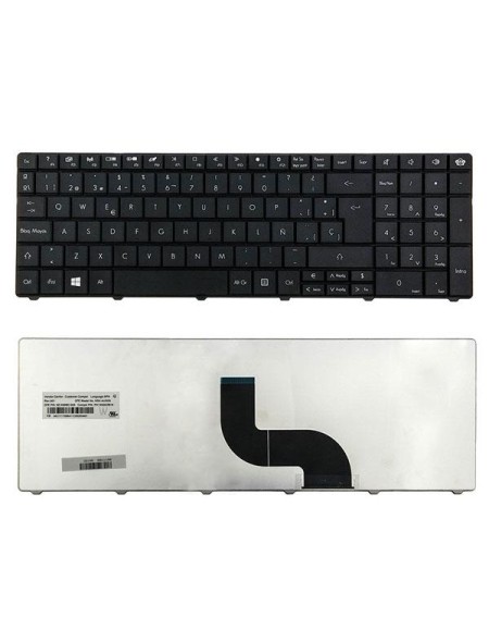 Teclado compatible para portátil PACKARD BELL Le11 / Le11bz / Te11bz / Te11hc / Te69kb / negro
