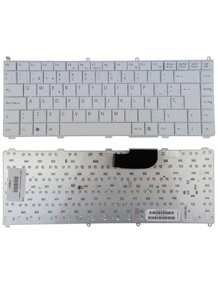 Teclado compatible para portátil SONY vgn-ar / vgn-fe series Blanco