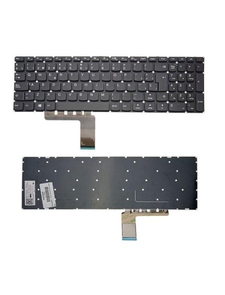 Teclado compatible para portátil LENOVO IdeaPad 110-15ibr / 110-15acl / 110-15ast / negro sin marco